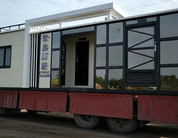 移動(dòng)衛(wèi)生間運(yùn)輸案例